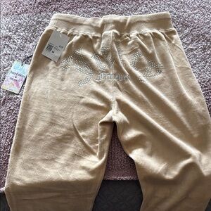 Juicy Couture Forever 21 Tan Joggers with Elastic Waistband